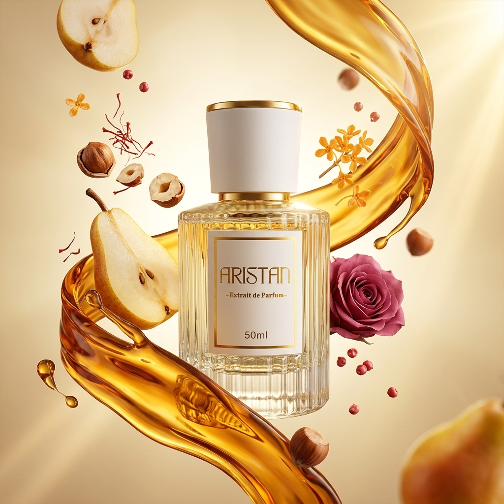 Aurelia Gold Extrait de Parfum von Aristan mit Bernstein, Birne und Safran
