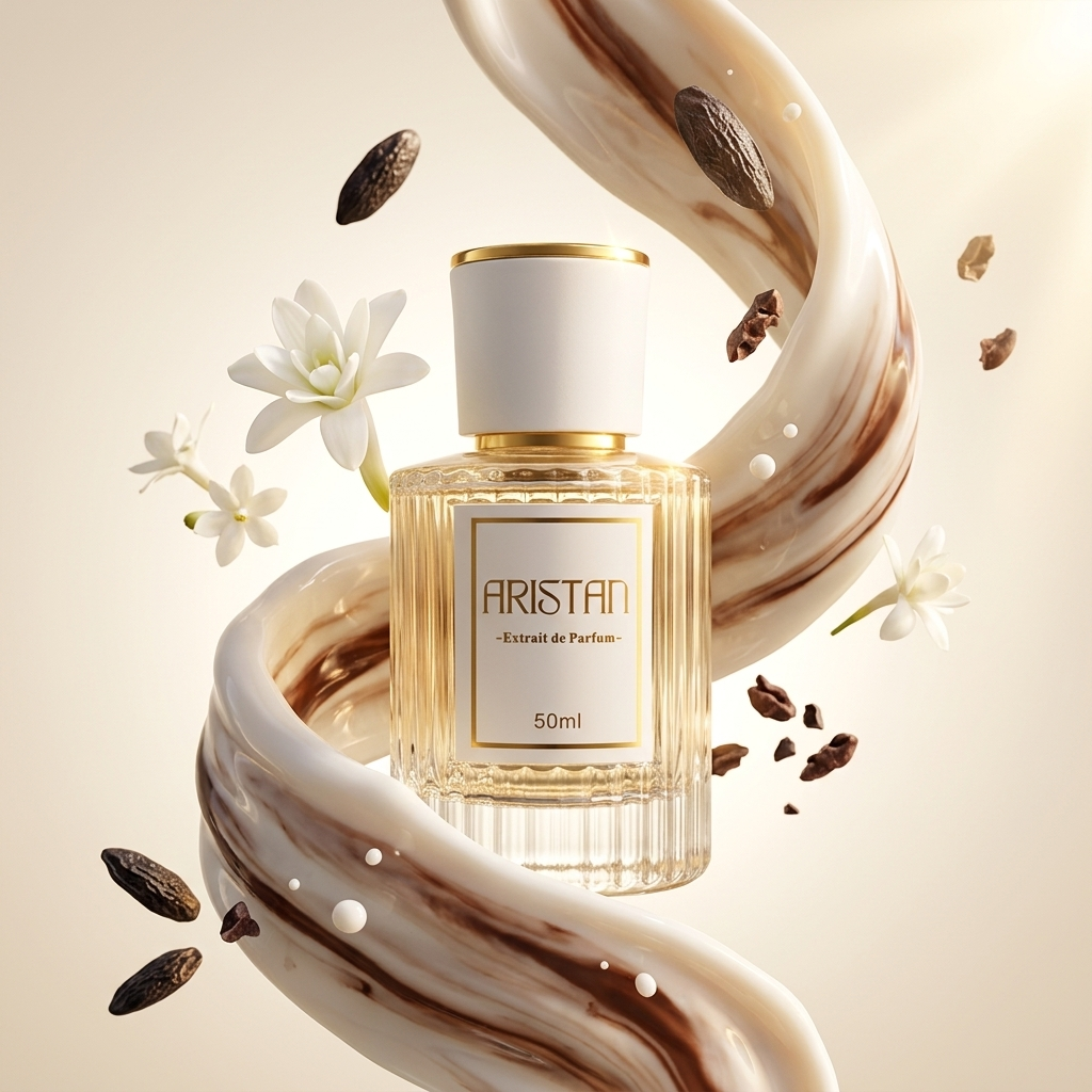 White Bete Extrait de Parfum von Aristan mit Milch, Tuberose und Kakao