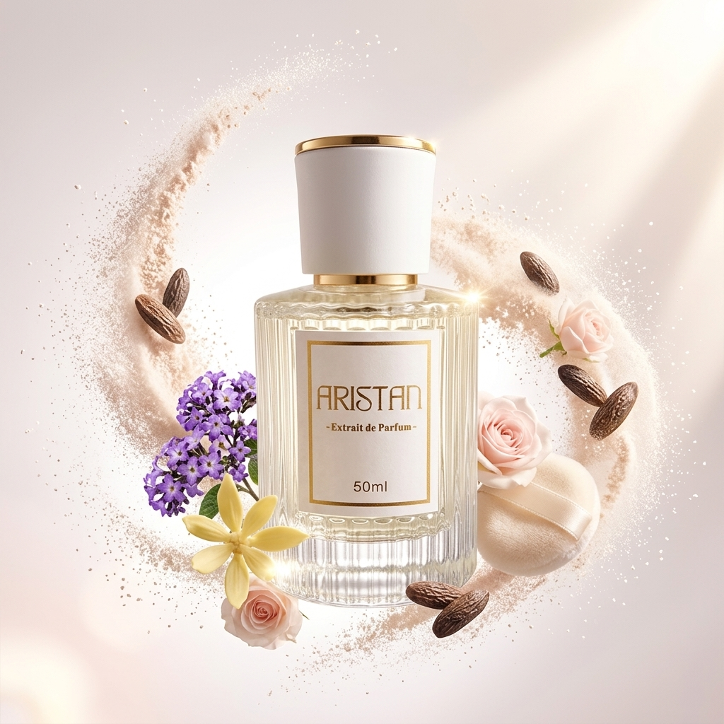 Teint Neige Extrait de Parfum von Aristan mit Puder, Heliotrop und Tonkabohne