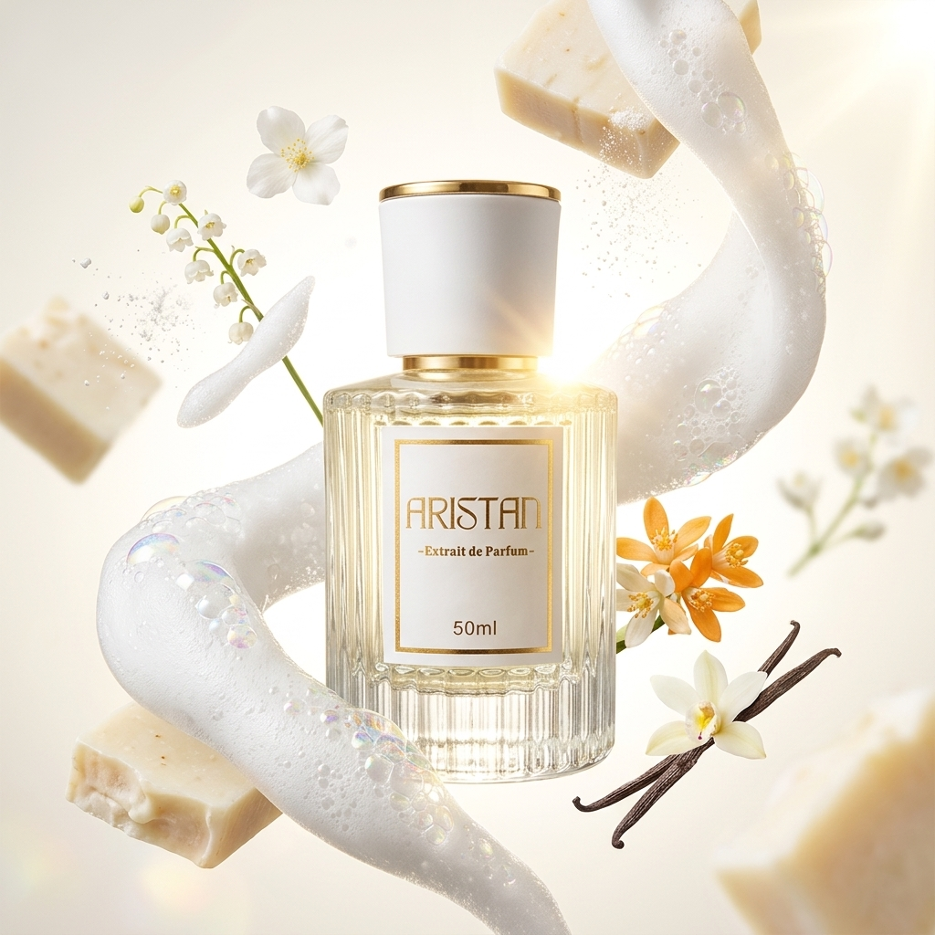 Creamy Soap Extrait de Parfum von Aristan mit Seifenschaum, Maiglöckchen und Vanille