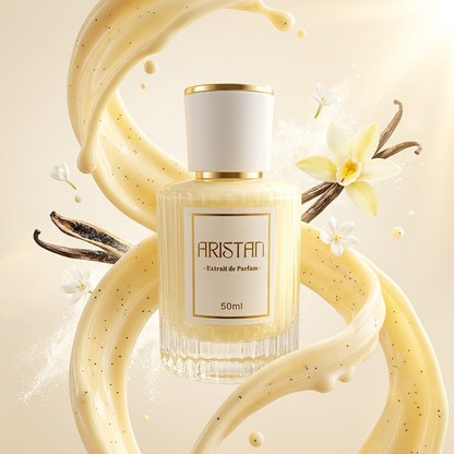 Musk Al Tahara Vanilla Musk von Aristan mit Vanilleschoten und Vanillecreme