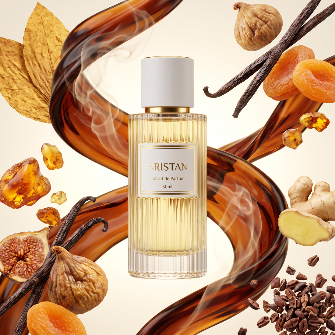 Smoky Vanilla Extrait de Parfum von ARISTAN mit Tabak, Vanille und Trockenfrüchten