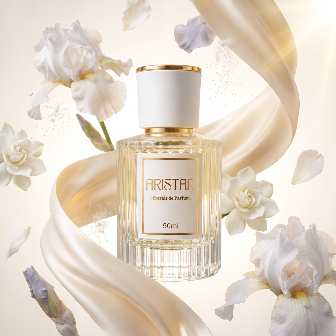 Apoloniah Extrait de Parfum von ARISTAN mit weißen Blüten und Irisbutter
