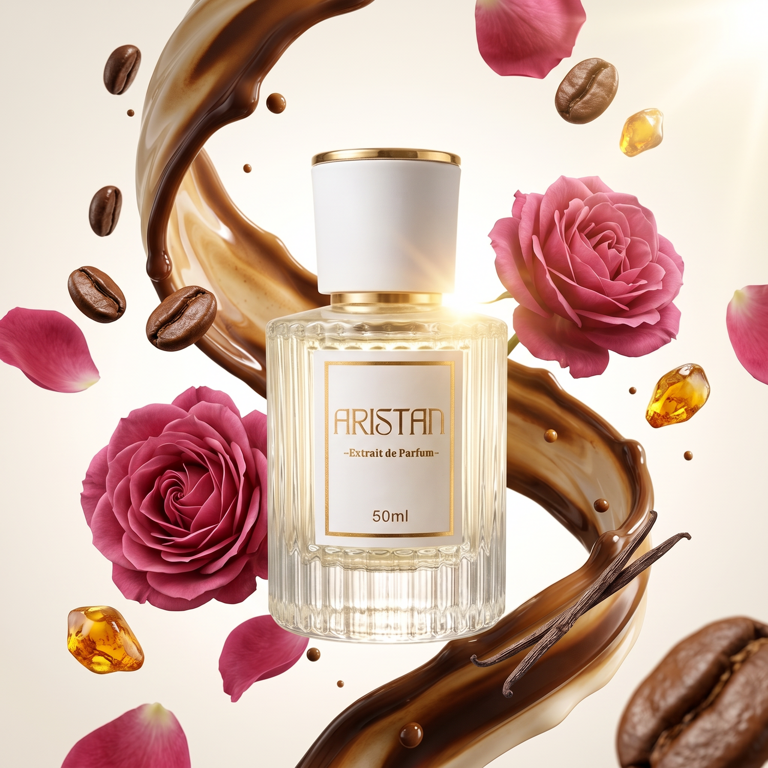 Intensive Cafe Extrait de Parfum von ARISTAN mit Kaffee, Rose und Vanille