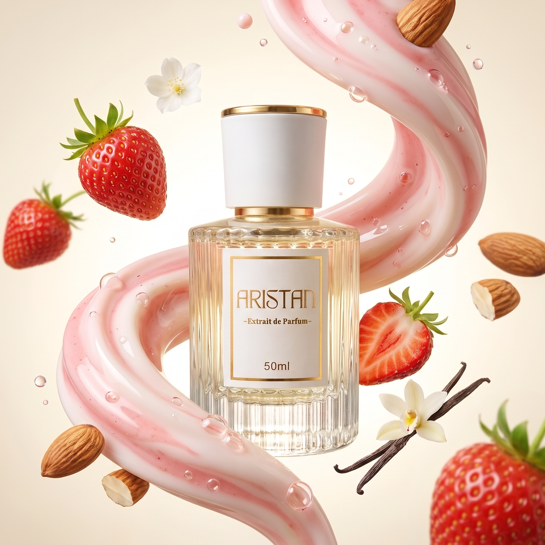 Mukhalat Extrait de Parfum von ARISTAN mit Walderdbeere, Mandel und Vanille