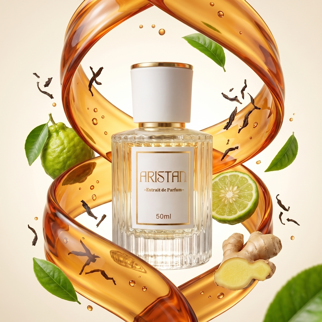 Imagine Extrait de Parfum von ARISTAN mit schwarzem Tee, Bergamotte und Ingwer
