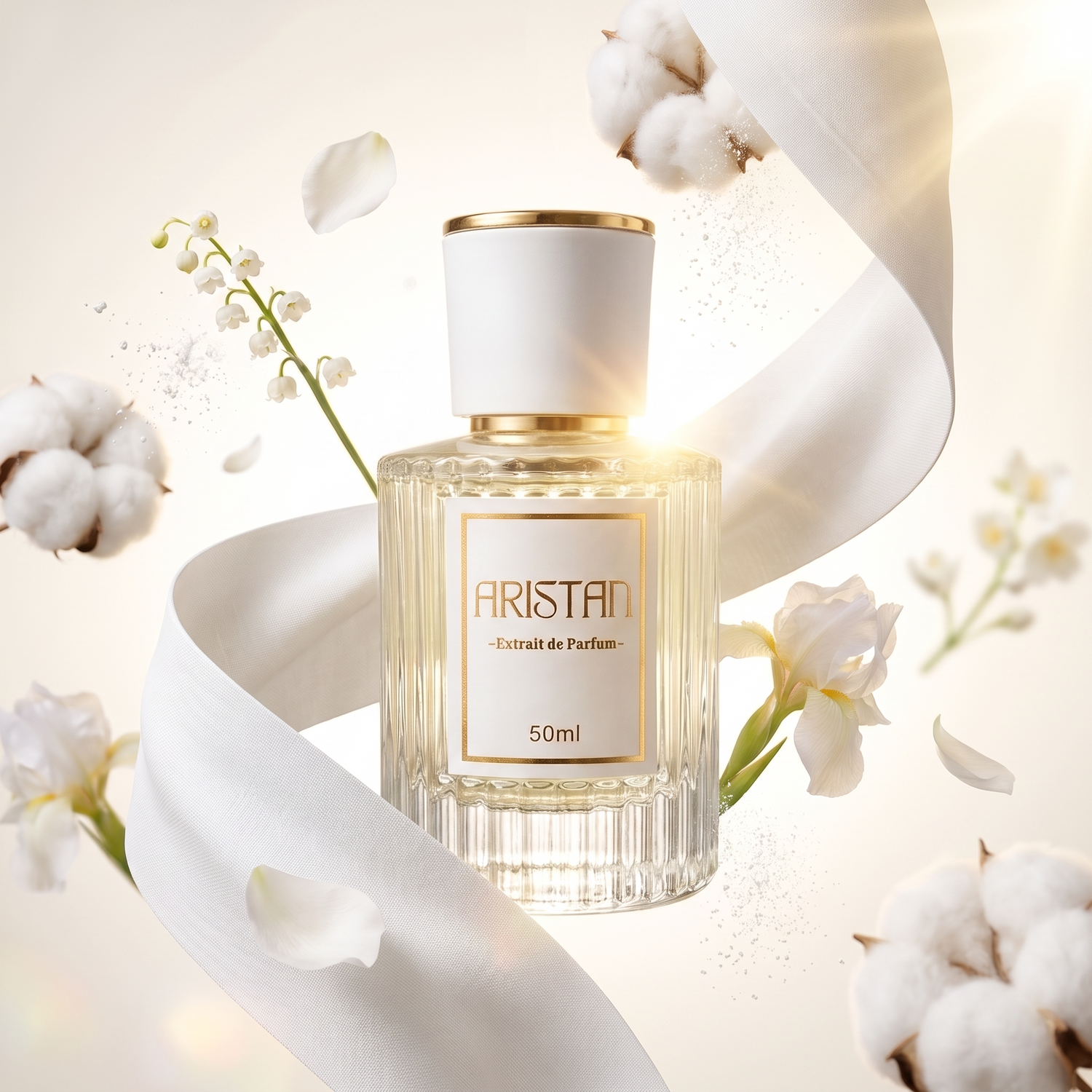 Blance Extrait de Parfum von ARISTAN mit frischer Wäsche, Baumwolle und Puder