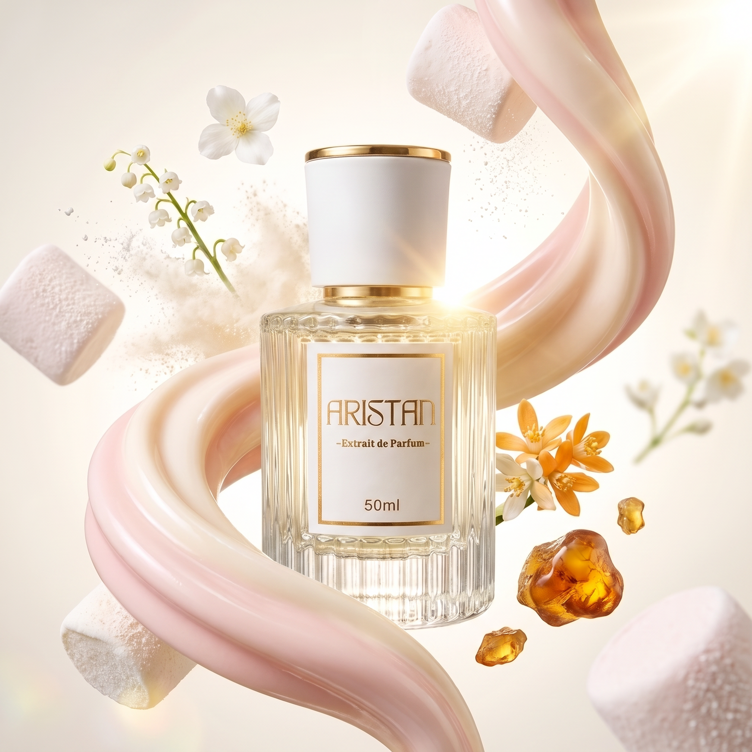 Shy Love Extrait de Parfum von ARISTAN mit Marshmallow, Orangenblüte und Neroli